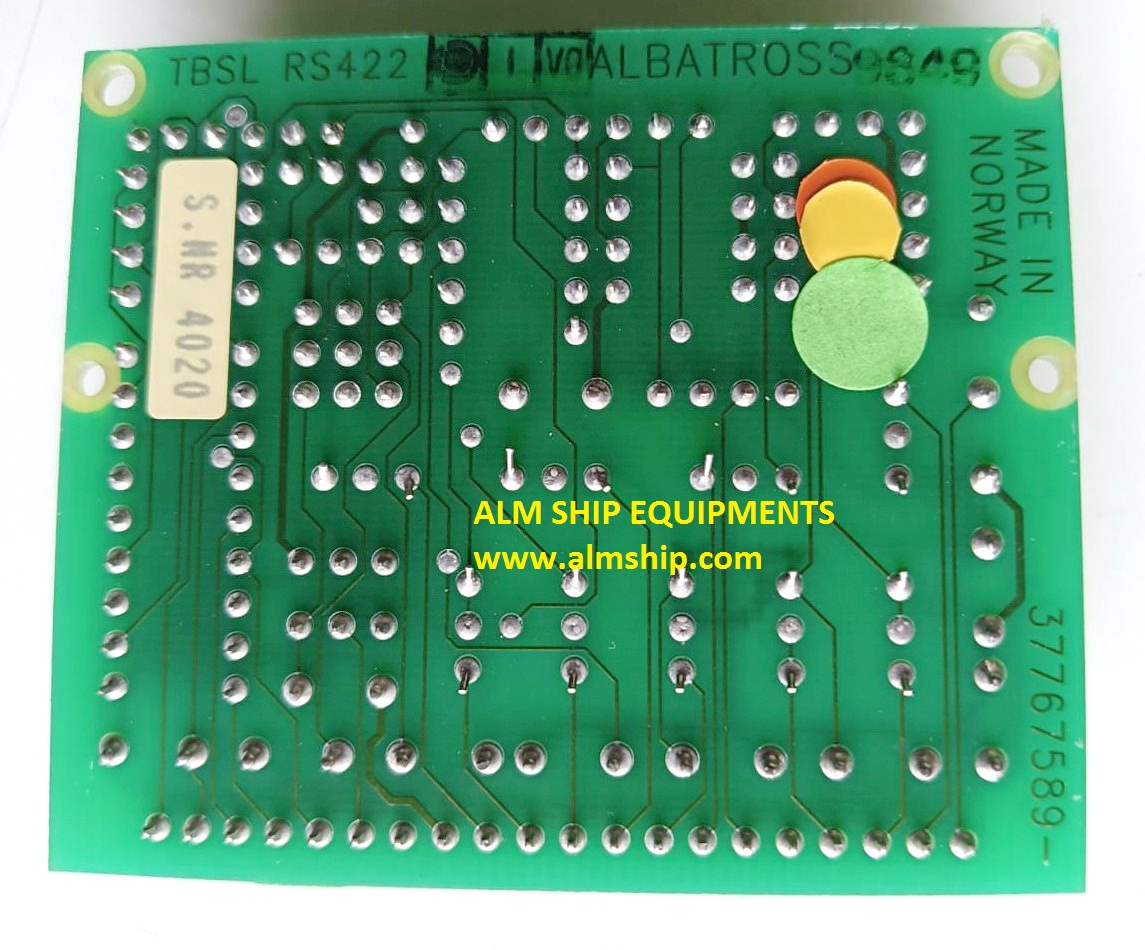 KONGSBERG ALBATROSS 37767563 TBSL RS422 37767589 ISOLATED ADAPTER PCB BOARD