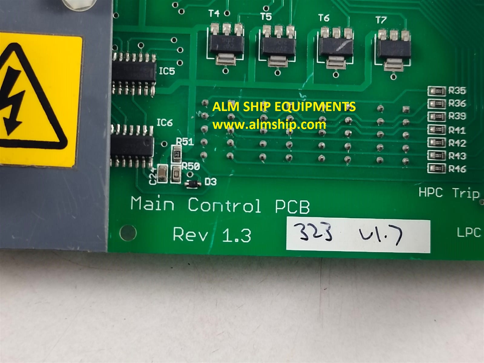 Cathelco Seafresh Main Control PCB Rev. 1.3