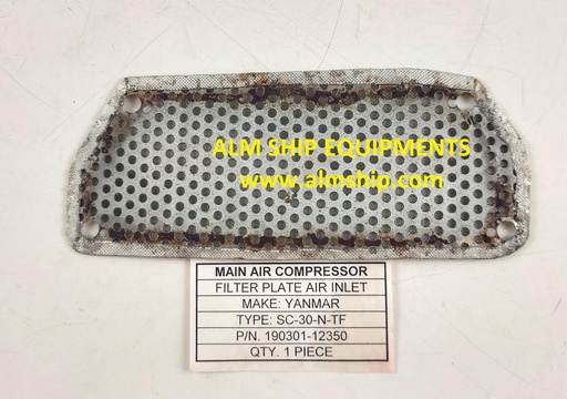 YANMAR FILTER PLATE AIR INLET SC-30N/SC-40N
