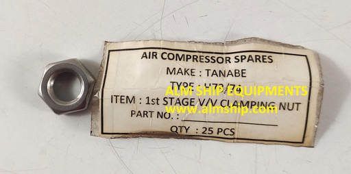 TANABE H-73/H-74 1ST STAGE VALVE CLAMPING NUT