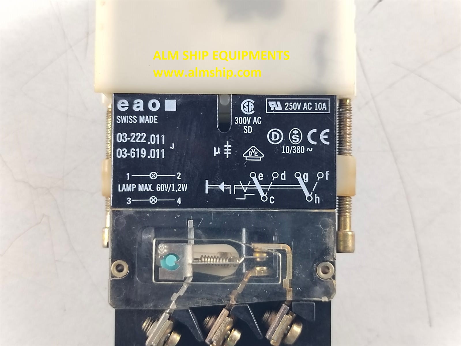 Eao 03-222.011 & 03-619.011 Light Switch & Pushbutton Switch