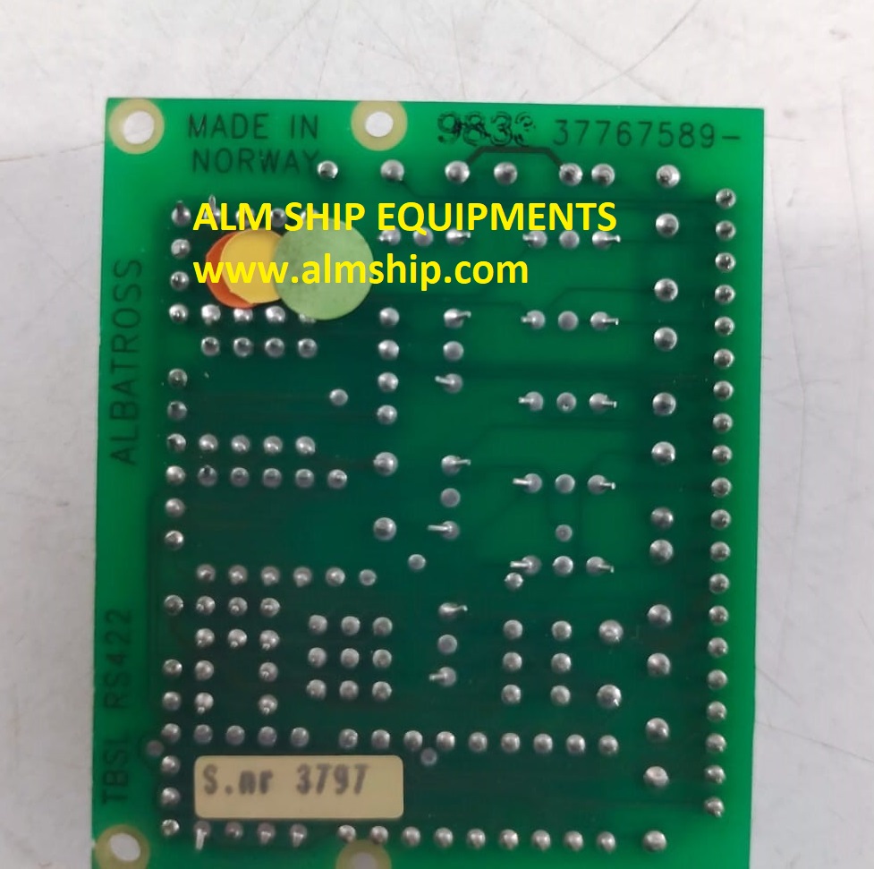 Albatross Assy 37767563 & 37767589 TBSL RS422 Isolated Adapter Pcb Board