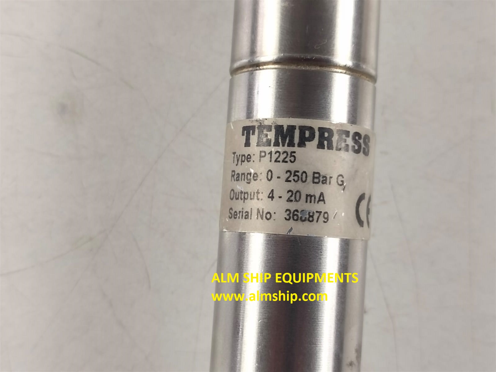 Tempress P1225 Pressure Transmitter