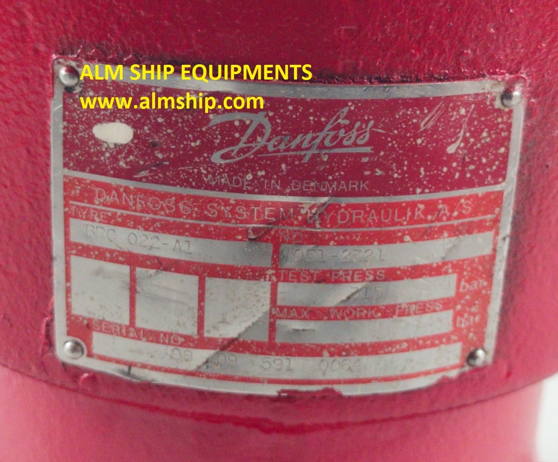 Danfoss BRC 022-A1 Hydraulic Double-Acting Balanced Rotary Actuator 051-2721