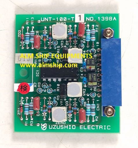 Uzushio Electric UNT-100-T1 Pcb Card No 1398A