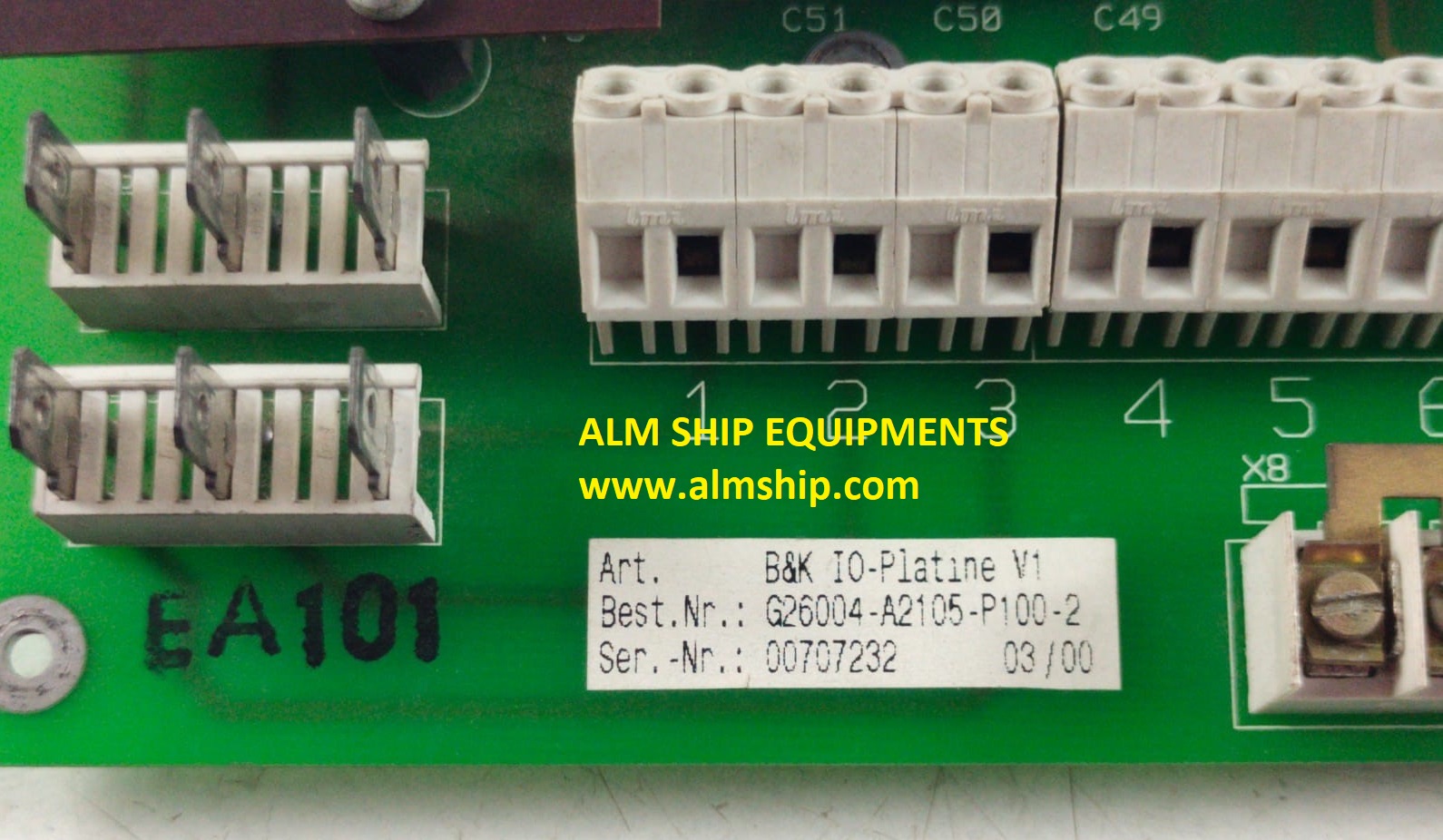 Siemens G26004-A2105-P100-2 B&K IO Platine V1 Pcb Card