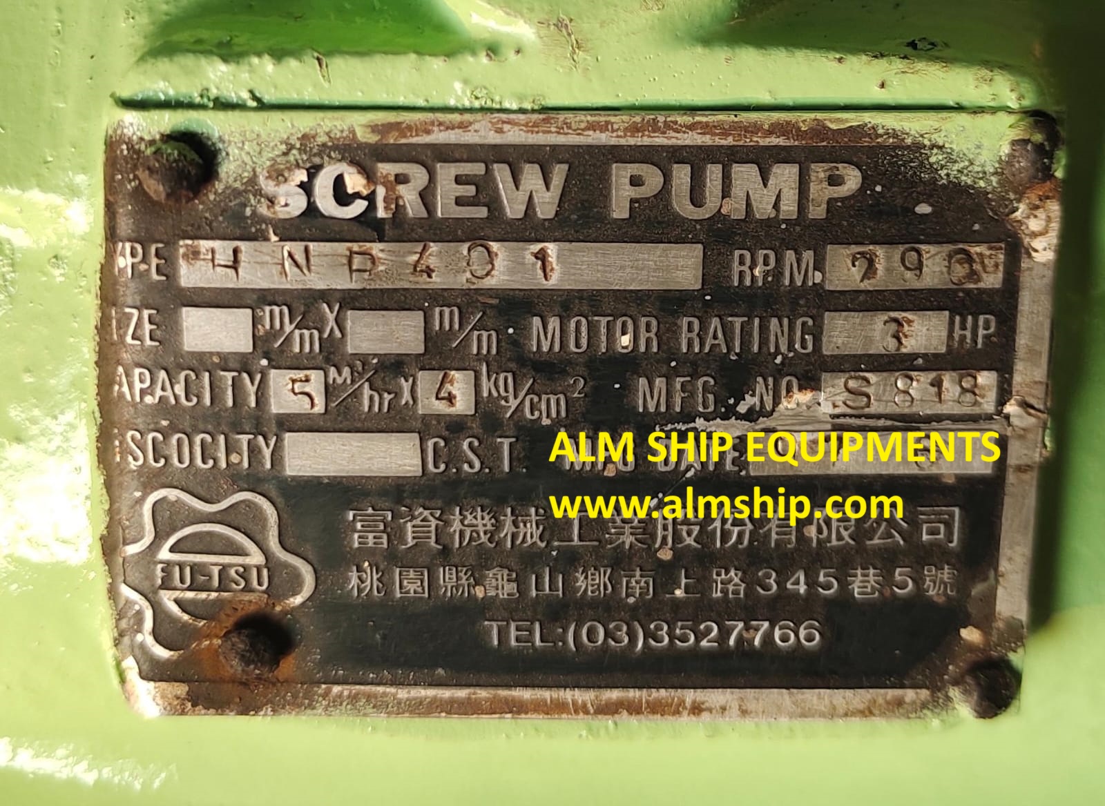 SCREW PUMP HNP401 WITH-MOTOR