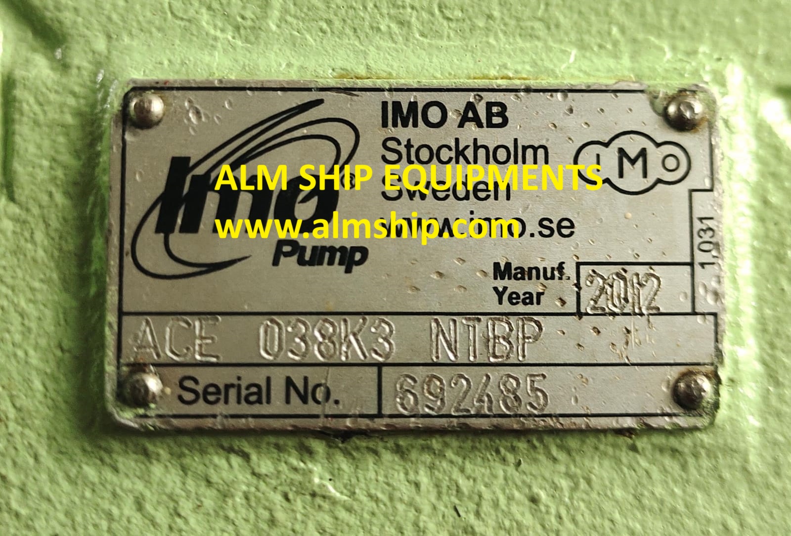 IMO ACE 038K3 NTBP PUMP