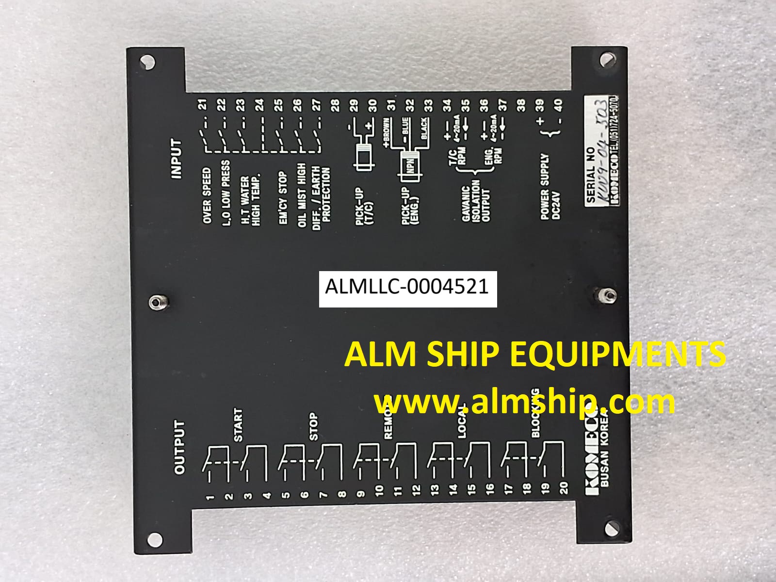 KOMECO SM-03 GI DIGITALTACHOMETER (STX ENGINE)