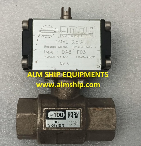 OMAL DA8-F03 PNEUMATIC ACTUATOR