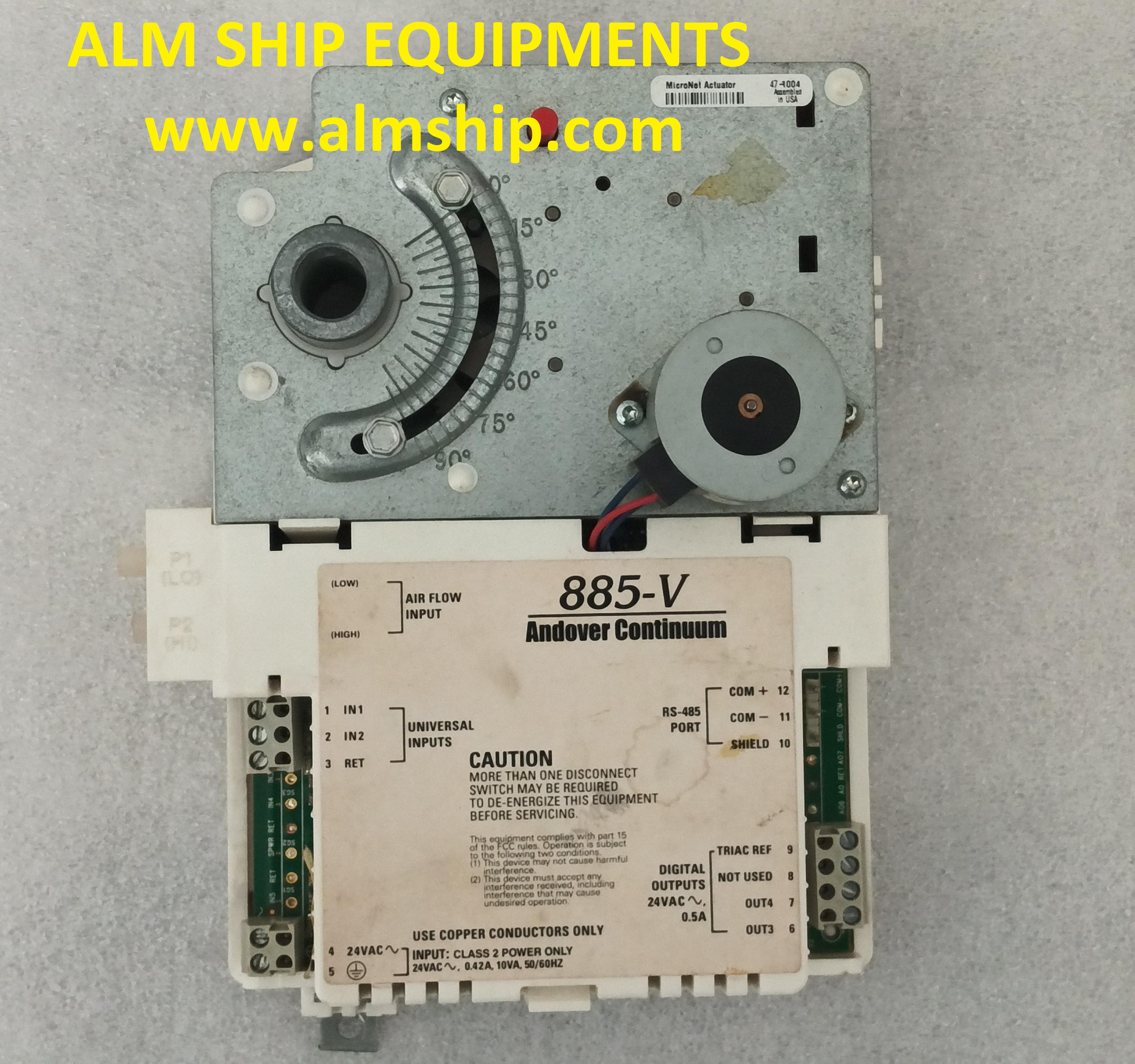 SCHNEIDER ELECTRIC B3885-V ANDOVER CONTINUUM CONTROLLER