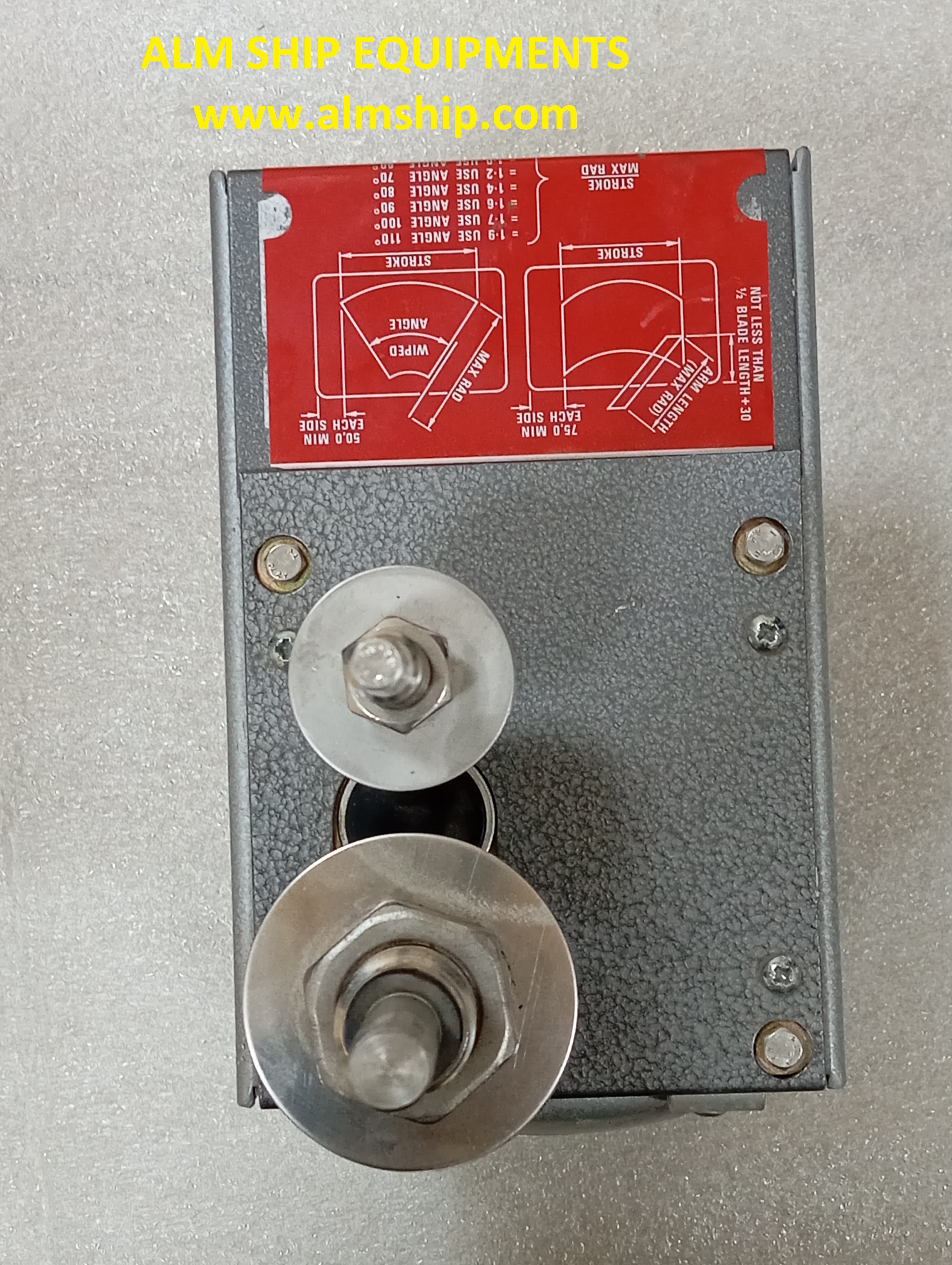 WIPER MOTOR WITH GEAR BOX / CONTROL BOX/ WYNSTRUMENTS/ WYN 72