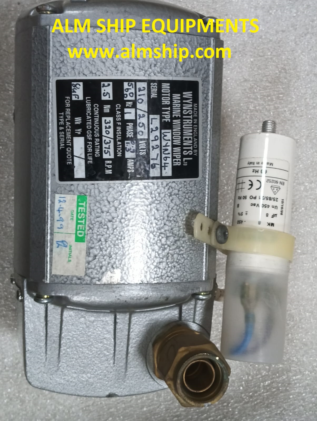 WIPER MOTOR (ONLY MOTOR)/ WYNSTRUMENTS/ WYN 64