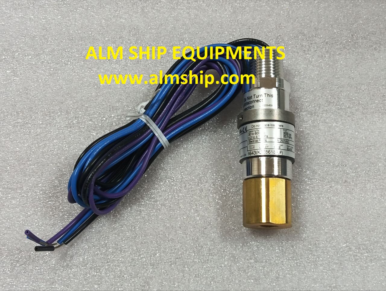 PRESSURE SWITCH/ KIDDE FENWAL/ FM-200 SYSTEMS